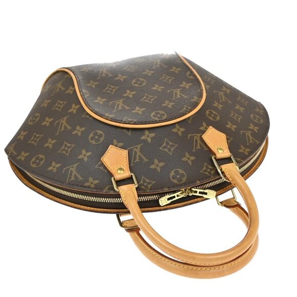 LOUIS VUITTON LV Logos Ellipse MM Hand Bag Monogram Leather Brown - Picture 6 of 16